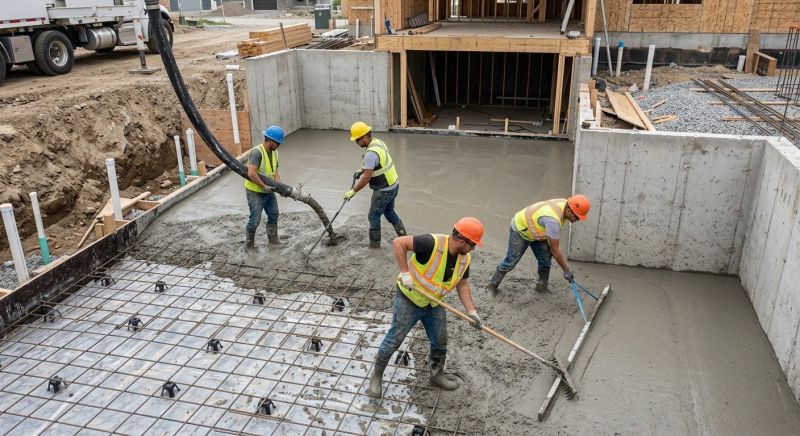 Basement Concrete Installation in Independence, MO