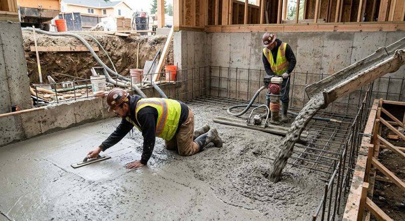 Basement Concrete Installation in Lansing, KS