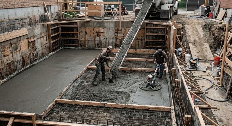 Basement Concrete Installation in Platte County, MO