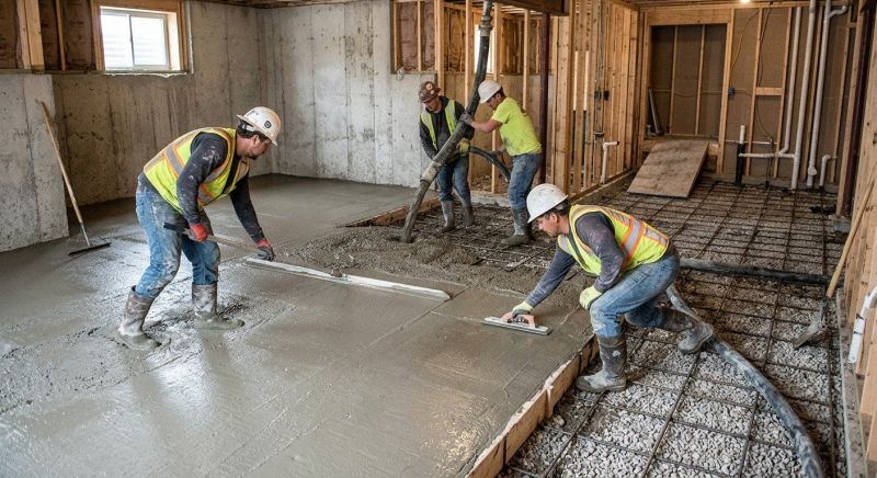 Basement Slab Installation in Kansas City, MO