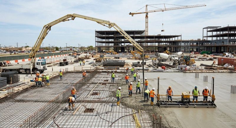 Commercial Slab Construction in Kansas City, MO