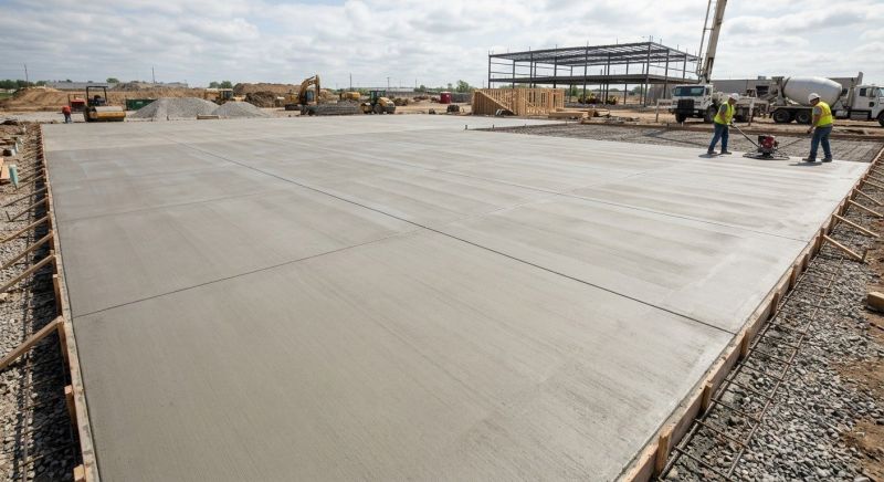 Commercial Slab Installation in Platte City, MO