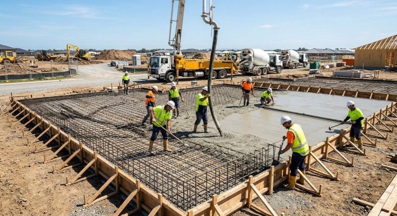 Foundation Slab Construction in Kansas City, MO