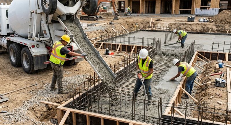 Foundation Wall Pouring in Lees Summit, MO