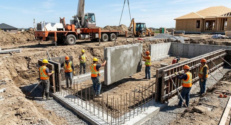 Foundation Wall Pouring in Kansas City, MO