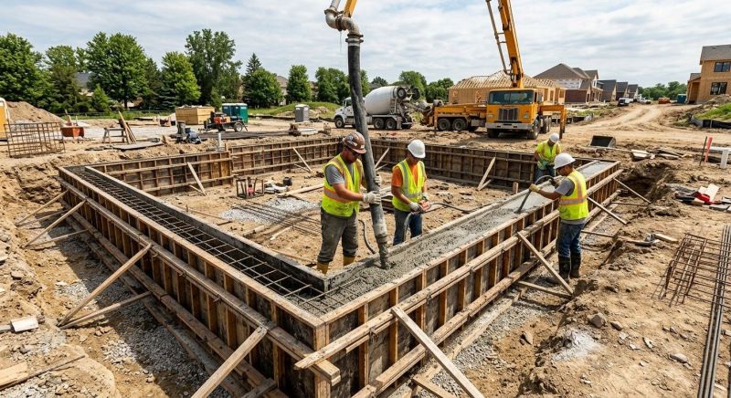 Foundation Wall Pouring in Smithville, MO