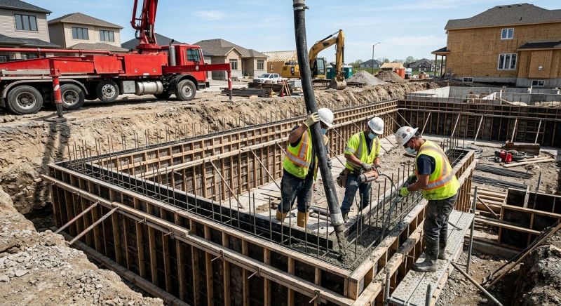 Poured Foundation Installation in Kansas City, MO